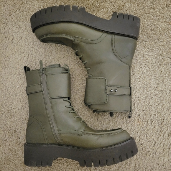 Sarto by Franco Sarto Dana Combat Boots - Picture 4 of 8